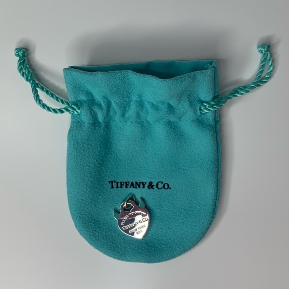 Tiffany Devil Heart Tag Charm 